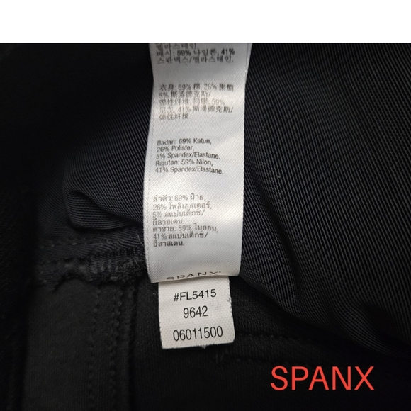 SPANX Jean-ish Ankle Leggings Black - Picture 8 of 9